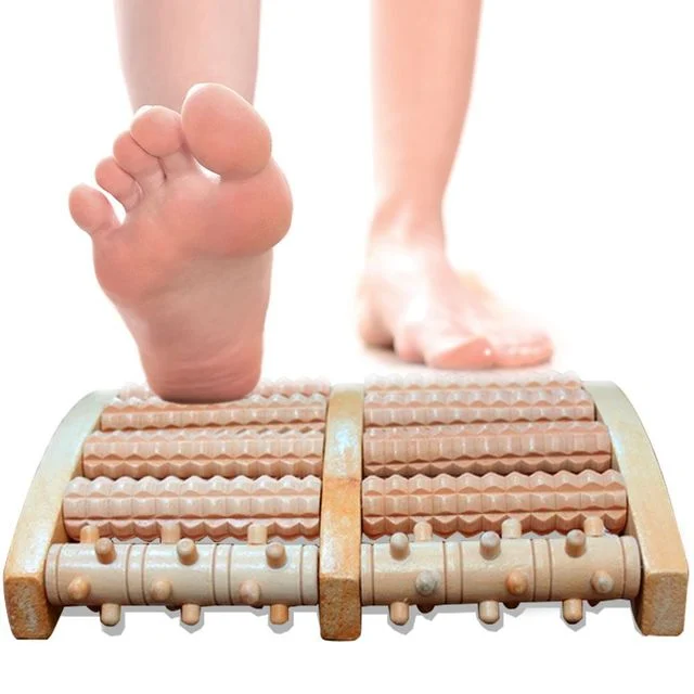 서비스직발안마기 부모님 명절 휴대가능 원목소재 발바닥지압기