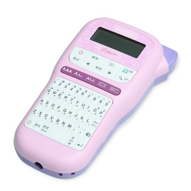 라벨프린터 핑크 색상 경량 디자인 휴대용 인쇄기