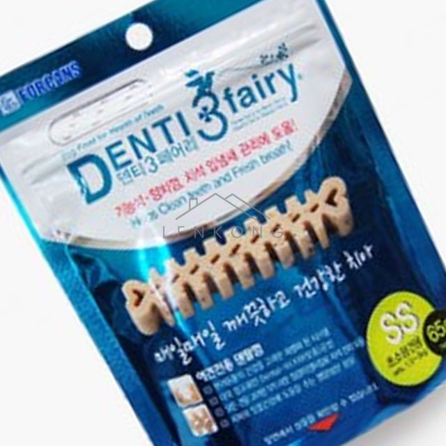 애견치아껌 개간식 애견치석제거껌 페어리 SS 65g