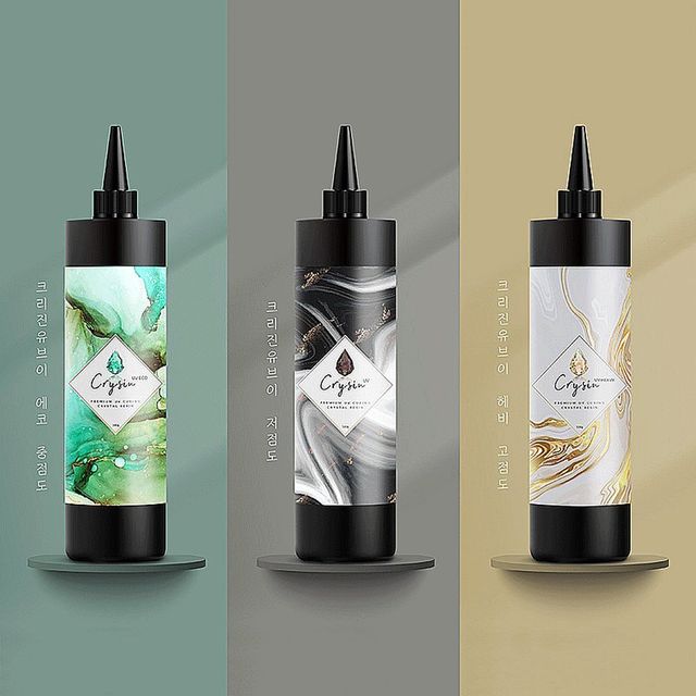 크리진 UV 레진 그란데 고점도 500g 국내생산 레진공예 몰드용 코팅 (1개 묶음)
