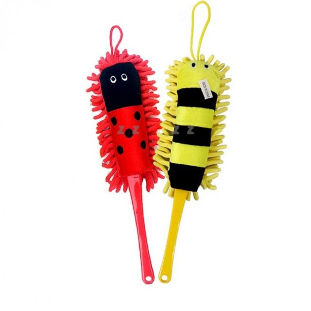 먼지떨이 틈새 청소도구 캐릭터 먼지 털이개 36cm