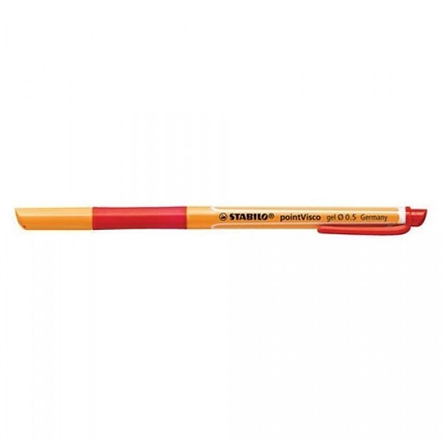 스타빌로 포인트비스코 중성젤펜 0.5mm 적색