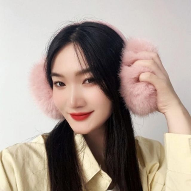 쁠리즈 왕방울 귀마개 겨울 귀도리 방한 털 귀덮개