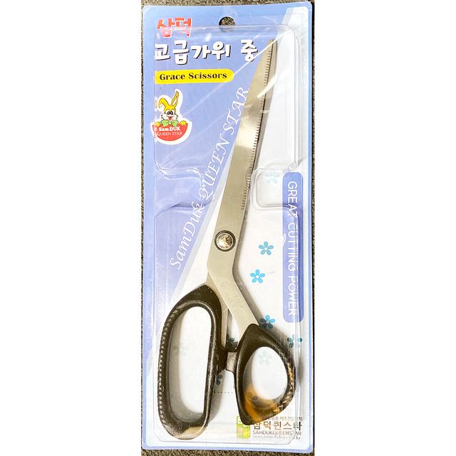 고급가위(삼덕 중)X10개 강력커팅가위 퀸스타가위 주