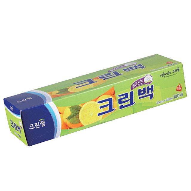 크린백 대형 30x45cm 100매 주방 위생 비닐봉투