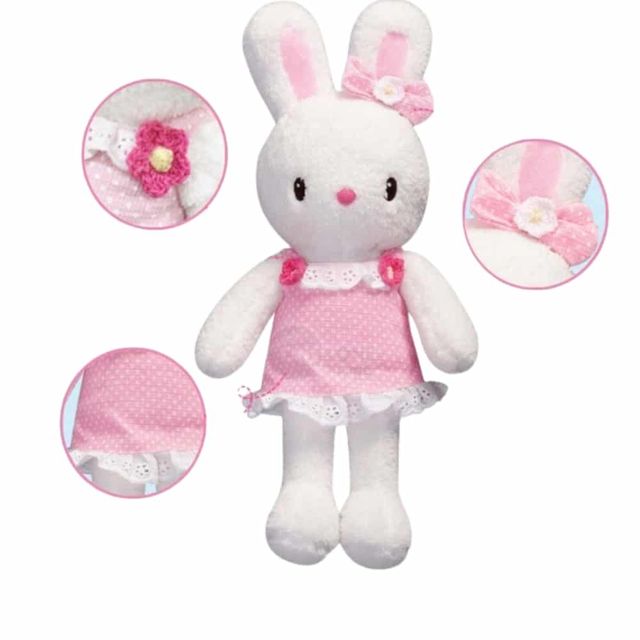 콩지래빗애착인형(35cm) 신생아선물 인형선물 정서안정인형 토끼인형 아기인형