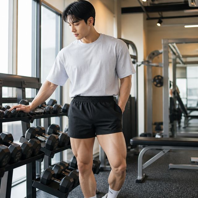 트레이닝복 반바지 3부 헬스복 남성 여름용 운동복 쇼츠