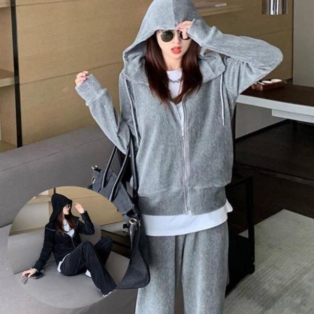 가벼운 바지 여자가을추리닝 겨울추리닝 트레이닝복