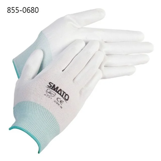 SMATO PU-PALM 장갑 흰색 S 855-0680 10개 세트