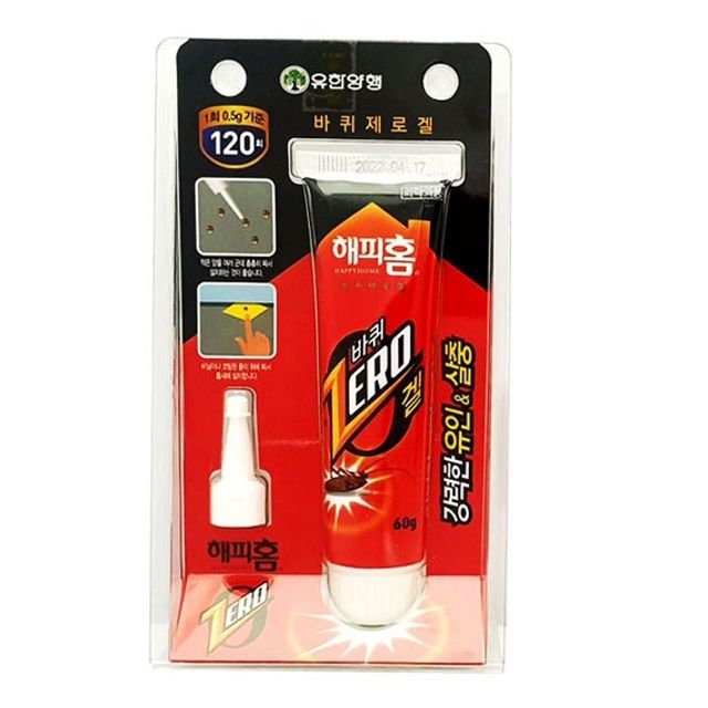 가정용 업소용 주방 틈새 바퀴벌레살충 겔 60g