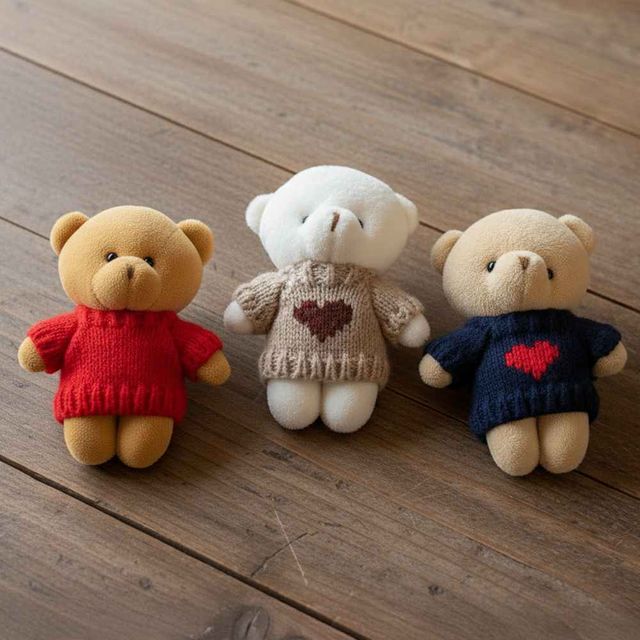모루인형 옷 뜨개 의상 인형옷 만들기 세트