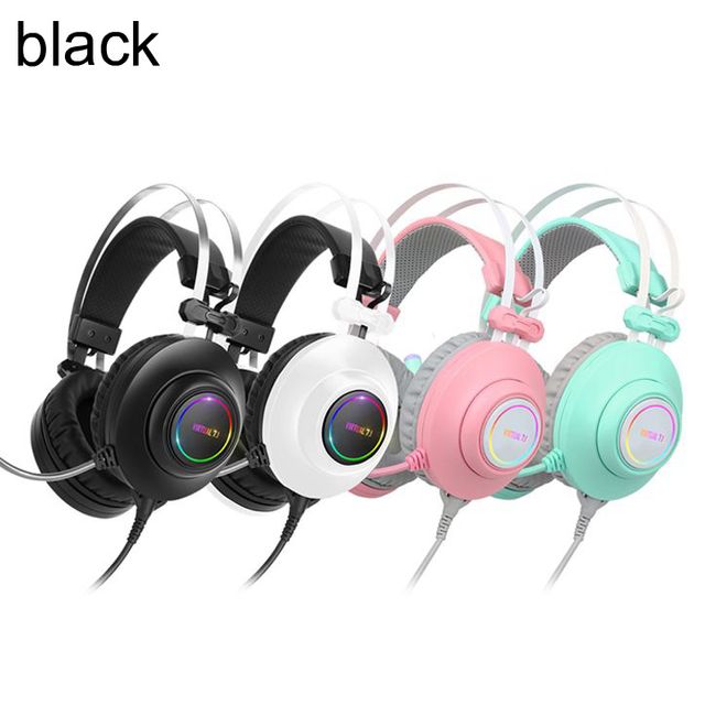 유선 게이밍 헤드셋 N550 ENC 가상 7.1 RGB(블랙)