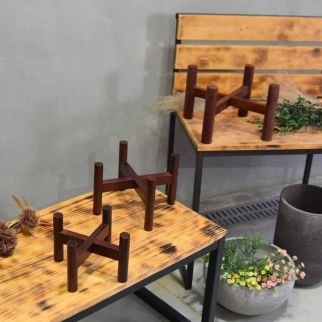 낮은 스탠드 화분받침대 내경250mm 원형화분받침 원형화분받침대