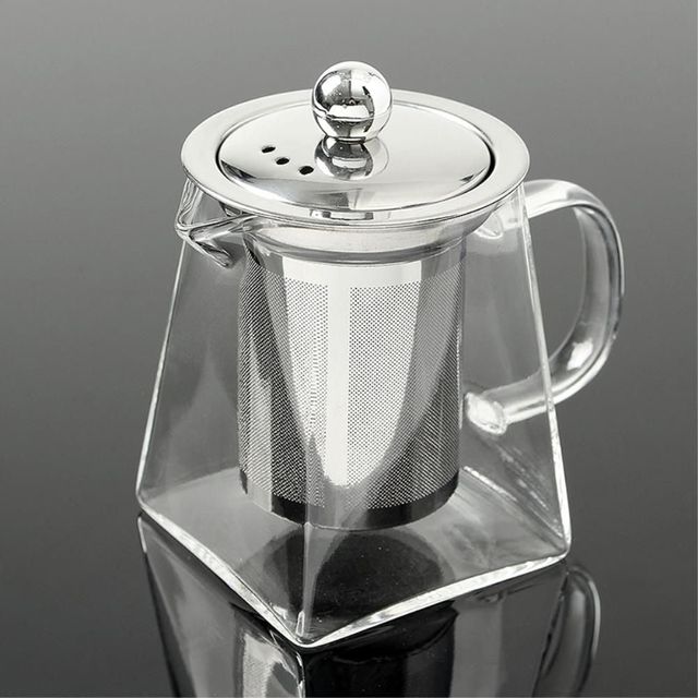 내열유리 사각 티포트 350ml