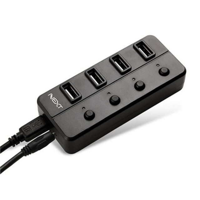 유전원 usb 4 포트 허브 멀티 usb 개별 스위치 허브