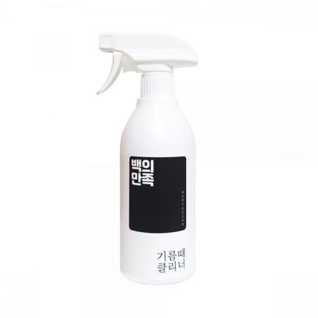 백의만족 주방 기름때 찌든때 제거 초강력 세정제 후드 500ml