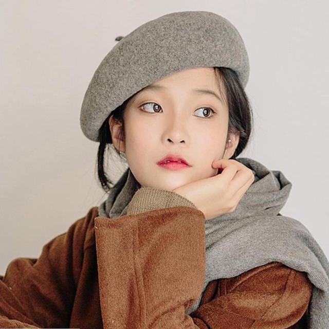 키밍 무지 볼륨 베레모 핫신상 가을 겨울 코디 모자