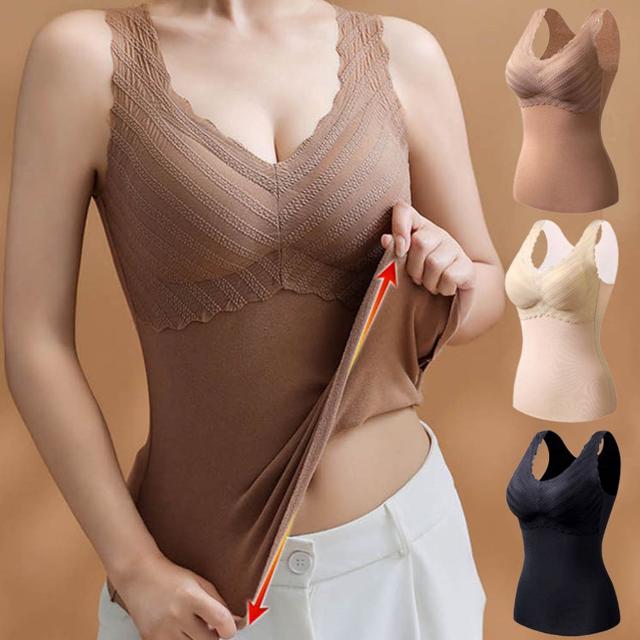 가을 겨울 따뜻한 슬림핏 체온유지 캡 내장 보온나시