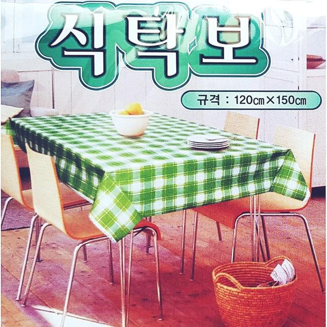 다용도식탁보 1매 120x150cm 다회용식탁보 비닐식탁보