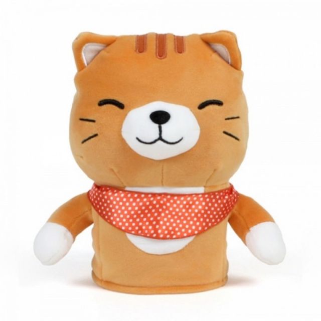 고양이 골프 퍼터 커버 오렌지