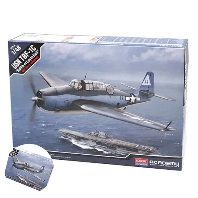 프라모델조립 모형완구 1대48 미해군 TBF-1C 레이테만 해전