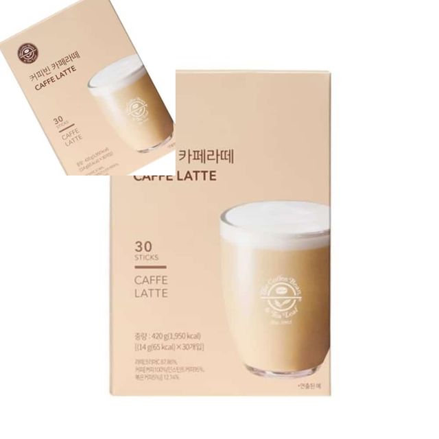 커피빈 카페 라떼 14gx30T 봉지커피 믹스커피 커피믹스 스틱커피