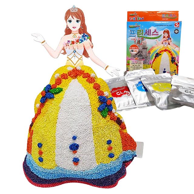 볼클레이 빨대 풍선 꾸미기 브렌다 공주 1P DIY 완구