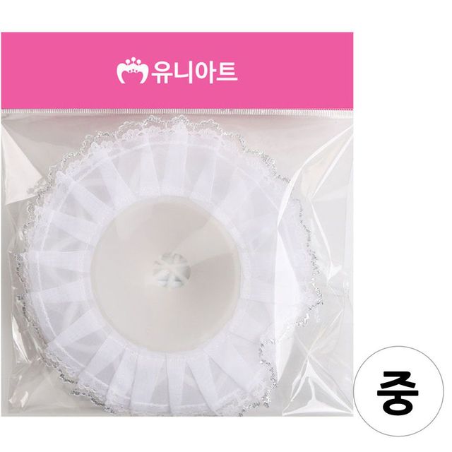유니아트 플라스틱재료 1800 부케받침 흰색 중