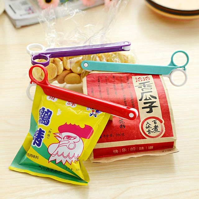 공기차단 집게 버클 간식 과자봉지밀봉 클립