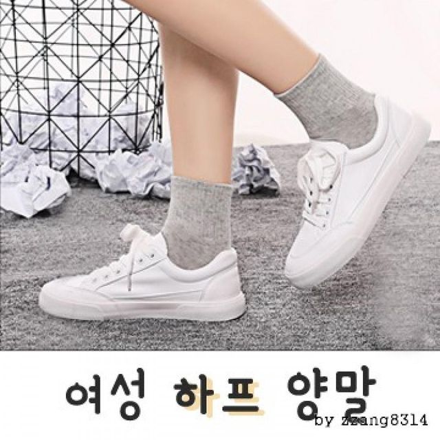 여성하프중목양말 여성양말 양말 중목양말 캐릭터 스