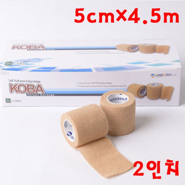 코바 자체점착탄력붕대 (5cmx4.5m) X 10롤 접착붕대