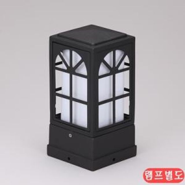 문주등 100x100xH210블랙 마당조명 마당등 실외등