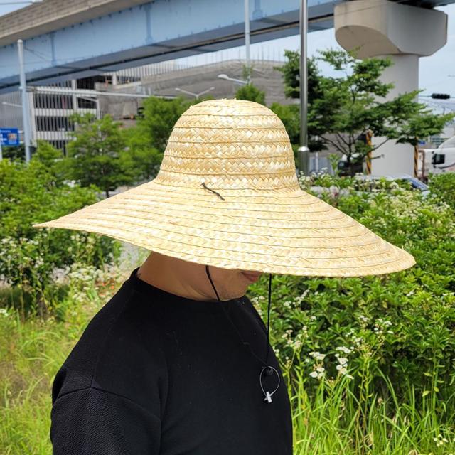 초대형 밀짚모자(53~54cm)