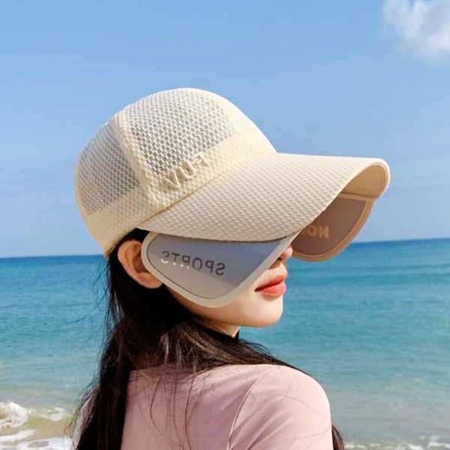 날개 메쉬 자외선차단 모자 캡모자 여성