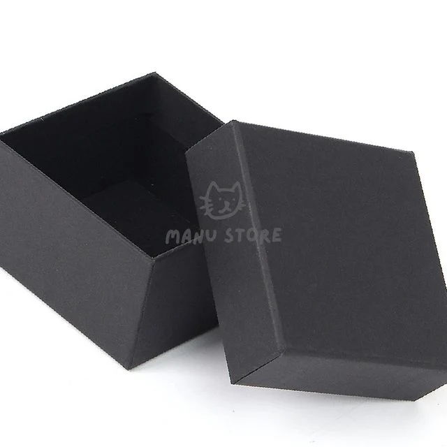 고급선물상자 선물포장박스 모던 3p세트 9.5x9.5cm 블랙