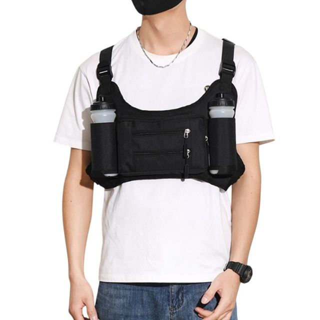 액티브 확장형 스포츠 체스트백 (블랙)