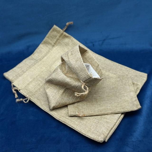마대 자루 주머니-화분 소품 커버 16x23cm