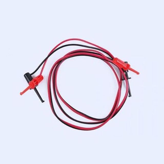 coms 후크형 리드봉 케이블 2선 블랙레드 후크 41mm