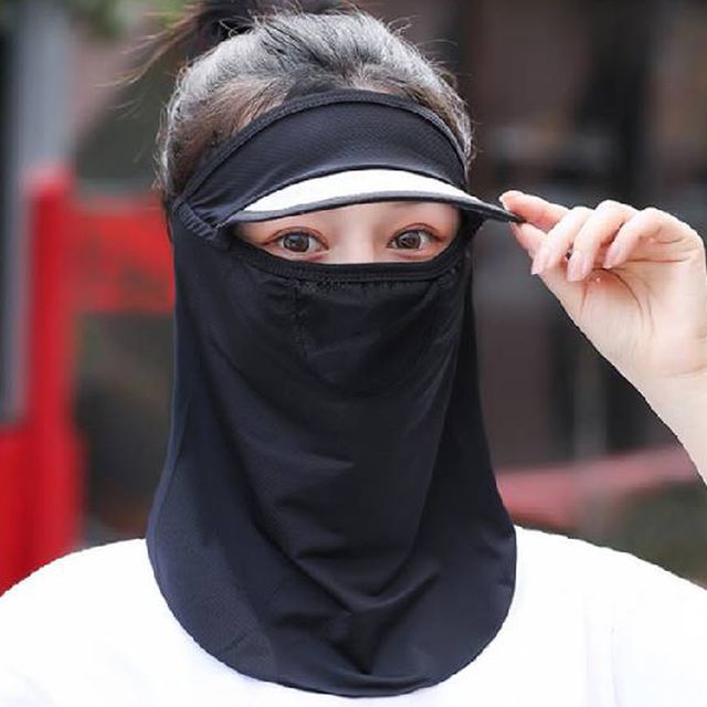 여름 복면마스크 썬캡 쿨목토시 - 워터파크 휴가 필수 자외선 차단 아이템