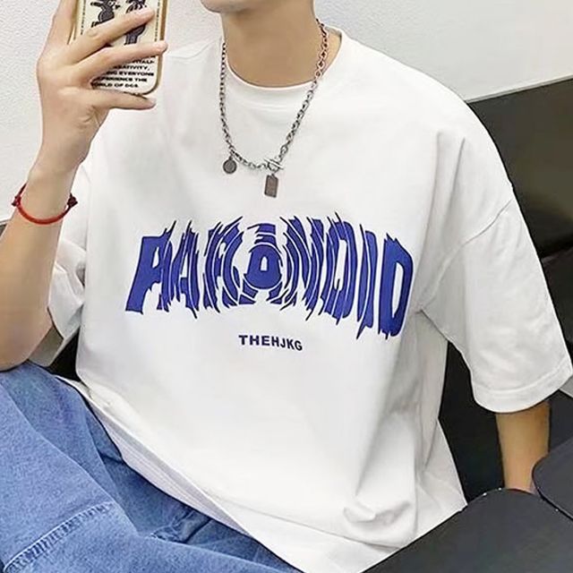 스트릿패션 하얀티 여름 패션 기본티 데일리 남성반팔