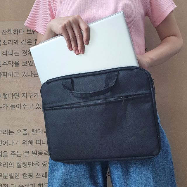 베이직 노트북 파우치 가방 13인치 블랙