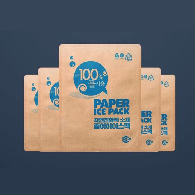 친환경 종이 아이스팩 - 소(12x17) 10개