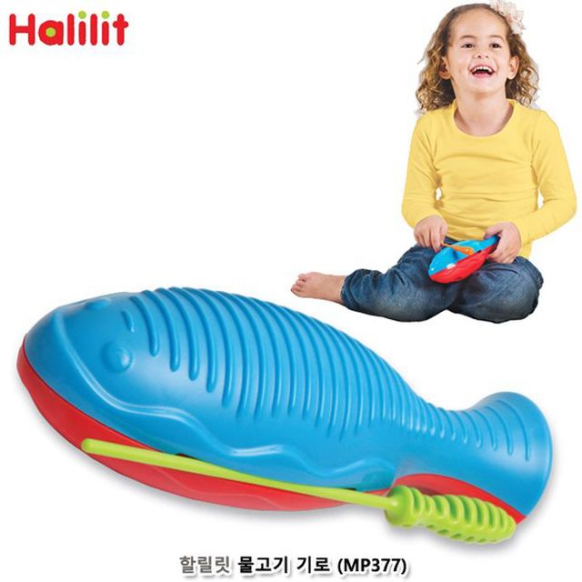 음악놀이시리즈 할릴릿 물고기 리듬악기 귀로