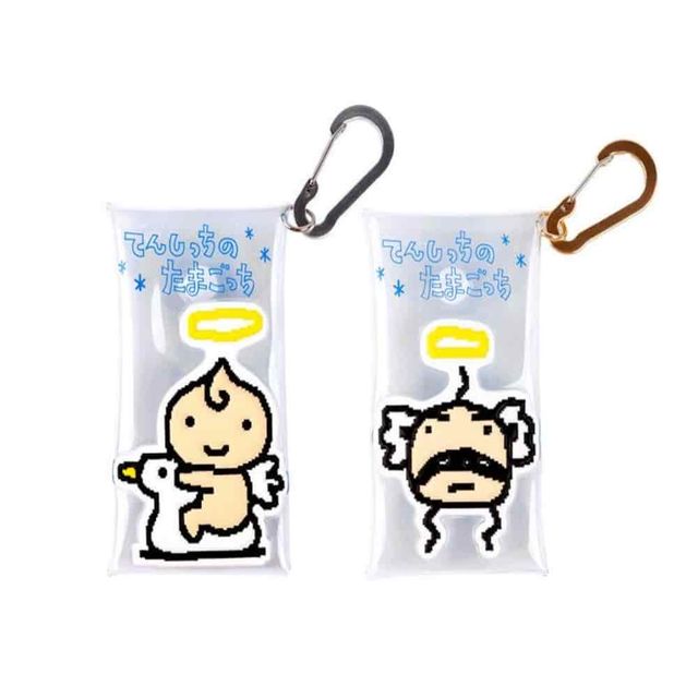 다마고치 클리어파우치 백꾸 키링파우치 백꾸키링 백팩꾸미기