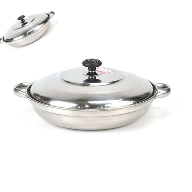 업소용 스텐 신형 양수 전골냄비 왕대 6호 뚜껑포함 요리냄비 대형냄비 스텐냄비 주방냄비