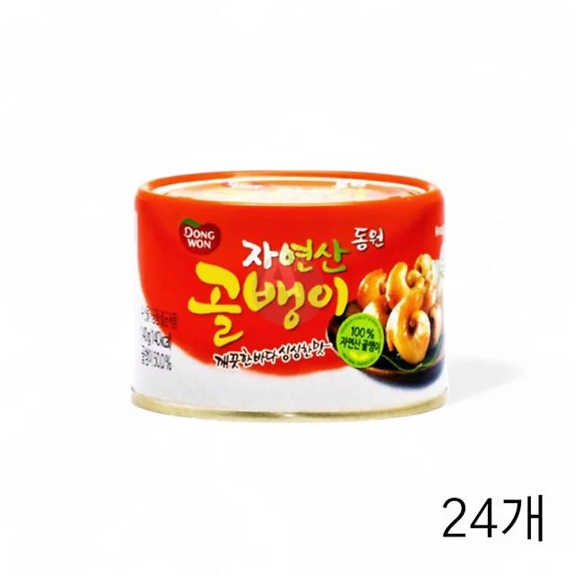 동원에프앤비 자연산 골뱅이 140g X 24개 골벵이