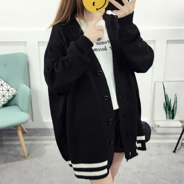 기본가디건 데일리 여자 코디 니트가디건 여자가디건