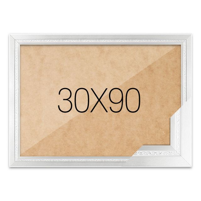 퍼즐액자 30x90 고급형 그레이스 실버