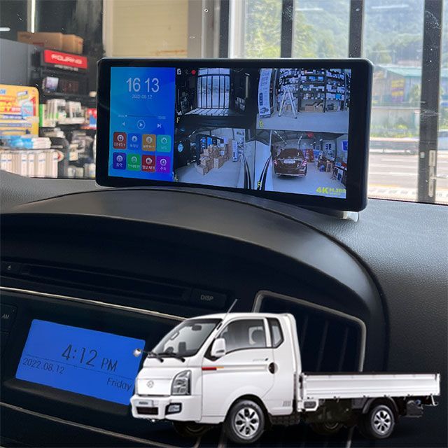 포터EV 제임스W 10.1인치 4채널블랙박스