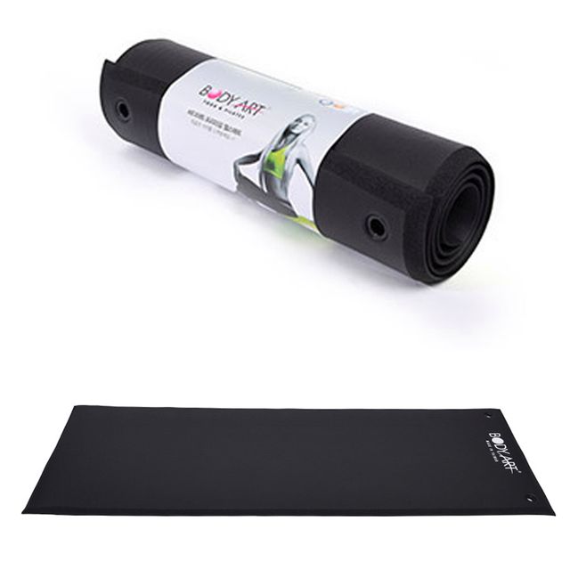바디아트 운동매트 프리미엄 헬스매트 12mm 블랙 스포츠매트 홈트레이닝 홈트